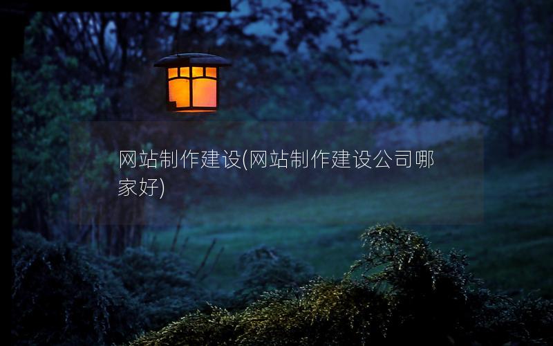 网站制作建设(网站制作建设公司哪家好)